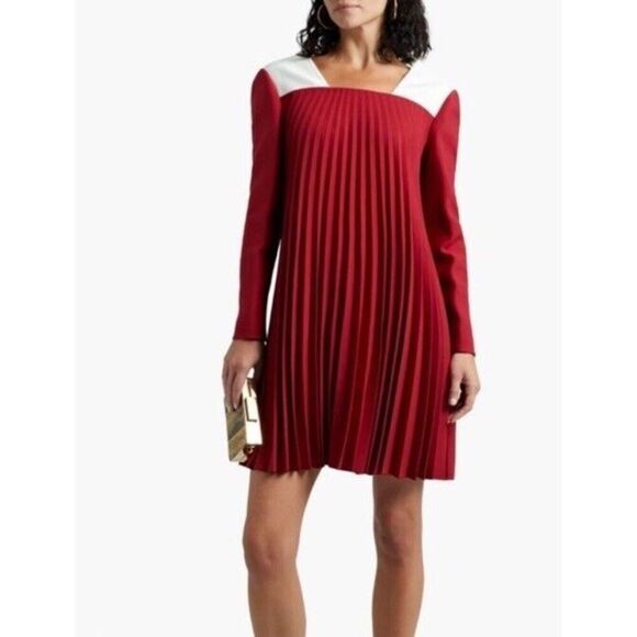 NWOT  Valentino Pleated Dress Size 2 - Picture 3 of 9